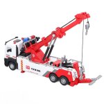 Salutuya mod�le ding�nierie de camion de grue lourds 1:32 crane truck toy pour les enfants light sound ...