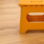 Salutuya escabeau repose - pieds pliant en plastique pour adultes et enfants meuble tabouret rouge vintage ...