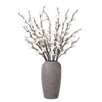 Salutuya fleur darrangement de prunes fausses arrangement de prunes fausses florais de fleur de soie ...