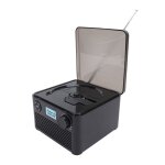Salutuya lecteur cd bluetooth lecteur cd double haut - parleur bluetooth rechargeable portable cd lecteur ...