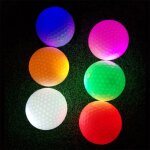 Salutuya led liltur up boulles led light up balls clignotant dans les balles nocturnes sombres sport ...