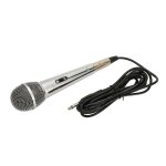 Salutuya microphone filaire de chant en m�tal avec grand micro hand et filtre haute efficacit�
