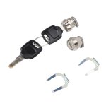 Salutuya serrure cylindre top case moto avec 2 cls - universel 25l  100l