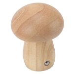 Salutuya small wood mushroom lamp petite lampe  champignon en bois usb sans fil lampe tactile deco poser ...