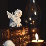 Salutuya statue anges d�coration maison / jardin r�sine 5x7 cm id�al cadeau