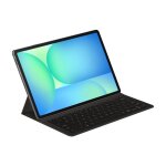 Samsung book cover keyboard slim per galaxy tab s10 fe + nero tastiera it dex