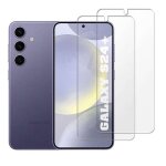 Pour samsung galaxy s24 + / s24 plus 6. 7: lot / pack de 2 films de protection cran verre tremp
