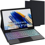 Pour samsung galaxy tab a8 10. 5 pouces tui avec clavier dtachable - franais azertyclavier rtroclair ...