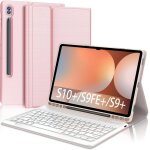 Clavier sans fil - 040parts - samsung galaxy tab s10 plus - or rose - bluetooth 5. 0 - 12. 4 pouces