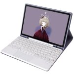 Pour samsung galaxy tab s8 11 pouces 2021 x700x706s7 11 pouces tui rabat avec clavier bluetooth avec ...