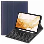 Pour samsung galaxy tab s8 11 pouces x700 x706 tui avec clavier bluetooth dtachable tui pour tablette ...