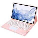 For samsung galaxy tab s8 x800 s7 plus t970 s7 fe t730 case with detachable bluetooth keyboard with t ...