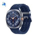 Smartwatch - samsung - galaxy watch ultra - 47mm - titanio bleu - wear os - gps pr�cis
