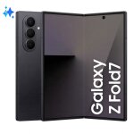 Samsung galaxy z fold7 smartphone 12gb ram 256gb 200mp jet black
