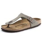 Birkenstock sandales gizeh birko - flor nubuck - 0043391 gris