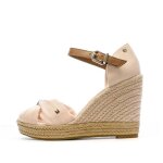 Sandales compensées rose femme tommy hilfiger 10cm Sandales compensées rose femme tommy hilfiger 10cm