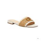 Sandales en cuir ivoire pour femmes guess tamarra - lgance et confort taille 41 eu