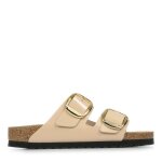 Sandales femme birkenstock arizona big buckle natural leather patent