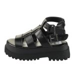 Sandales femme buffalo pluto gld - vegan nappa