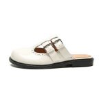 Sandales femme  semelle paisse?chaussures confortables en cuir avec boucle?tongs lgantes pour femmesidale ...