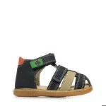 Sandales - kickers - kick pod - cuir - scratch - confort optimal Sandales - kickers - kick pod - cuir - scratch - confort optimal