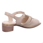 Sandale nu - pieds en nubuck beige ? ara ? confort - femme
