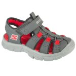 Sandales - skechers - relix sandal - gris - scratch - synth�tique