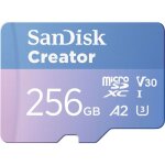 Carte m�moire micro sd - sandisk - extreme creator - 256 go - 190 mb / s - uhs - i