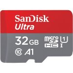 Sandisk ultra 32 go microsdhc memory card + sd adapter with a1 app performance up to 120 mb / s class ...