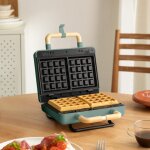 Appareil � croque - monsieur et gaufrier - create - stone studio - plaques interchangeables - compact ...