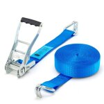 Sangle darrimage � cliquet 2 �l�ments - 50mm - 12 m�tres - bleu