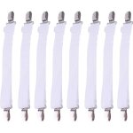 Sangles de drap r�glables lot de 8 sangles �lastiques avec clips m�talliques pour draps matelas planche ...