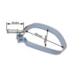 Sangle echappement (1 piece) pour c2 c3 1007