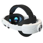 Sangle de tête ajustable sangle de fixation de réduction de la pression accessoire vr pour meta quest ... Sangle de tête ajustable sangle de fixation de réduction de la pression accessoire vr pour meta quest ...