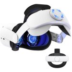 Sangle de tête - améliorée - compatible quest 2 - réglable - confort optimal - réduit la pression Sangle de tête - améliorée - compatible quest 2 - réglable - confort optimal - réduit la pression