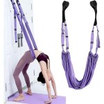 Sangle de yoga pour �tirement - polyester et coton - bande dexercice pour jambes ballet pilates flexibilit� ...