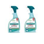 Sanytol dsinfectant multi - usage ? lot de 2 x 750 ml ? nettoyant dsinfectant toutes surfaces