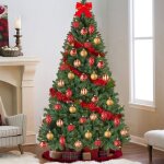 Sapin de noël 150 cm - sapin artificiel de noël avec support metal - vert - 150 * 70cm - pvc - branches ... Sapin de noël 150 cm - sapin artificiel de noël avec support metal - vert - 150 * 70cm - pvc - branches ...