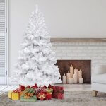 Sapin de noël 650 branches - 180 cm - sapin artificiel de noël avec support métal blanc Sapin de noël 650 branches - 180 cm - sapin artificiel de noël avec support métal blanc