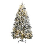 Sapin de noël arbre de noël artificiel articulé 300 led et boules 300 cm Sapin de noël arbre de noël artificiel articulé 300 led et boules 300 cm