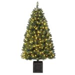 Sapin de noël artificiel de 145 cm avec 300 lumières 8 modes blanc chaud armature en métal pré - éclairé ... Sapin de noël artificiel de 145 cm avec 300 lumières 8 modes blanc chaud armature en métal pré - éclairé ...