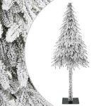 Sapin de no�l artificiel - blanc - 180 cm - design contemporain - utilisation int�rieure / ext�rieure ...