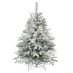 Sapin de no�l artificiel - springos - �pic�a du caucase - 120 cm - rev�tement neige r�aliste - durable ...