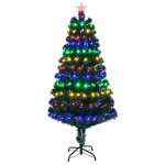 Sapin de noël lumineux 150cm avec fibre optique couleur lumière variable180 branches artificiel Sapin de noël lumineux 150cm avec fibre optique couleur lumière variable180 branches artificiel