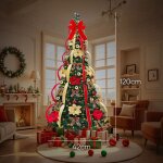 Sapin de nol lumineux pliable 1. 5m dcoration de fte avec led usb pvc facile  monter arbre artificiel ...