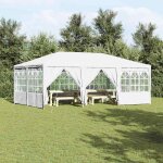 Sarazyj@belv�d�re barnum anti uv / soleil tente de f�te blanc 600 x 400 x 266 cm polyester acier home672575 ...