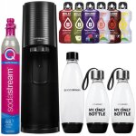 Saturateur deau - sodastream - terra - 3 bouteilles - 6 saveurs sans sucre - cartouche incluse