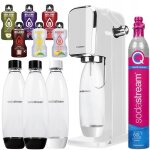 Saturateur eau gazeuse - sodastream - art blanc - pack bouteilles pet 1l - saveurs bolero sans sucre