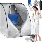 Sauna à vapeur mobile - tectake - cabine spa mobile thermaluxe ii 1000 w avec fonction minuterie sac ... Sauna à vapeur mobile - tectake - cabine spa mobile thermaluxe ii 1000 w avec fonction minuterie sac ...