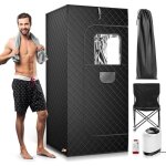 Sauna � vapeur portable 9 r�glages de temp�rature et sauna portable corps complet �quip� dun moteur vapeur ...